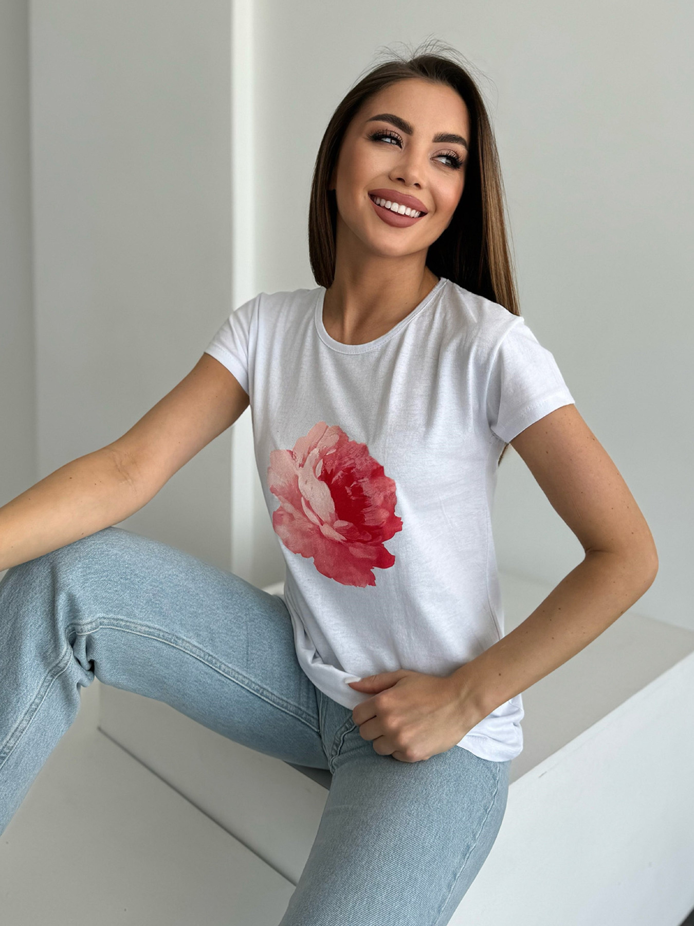 Футболка ISSA Plus модель WN20-629_белый Фото