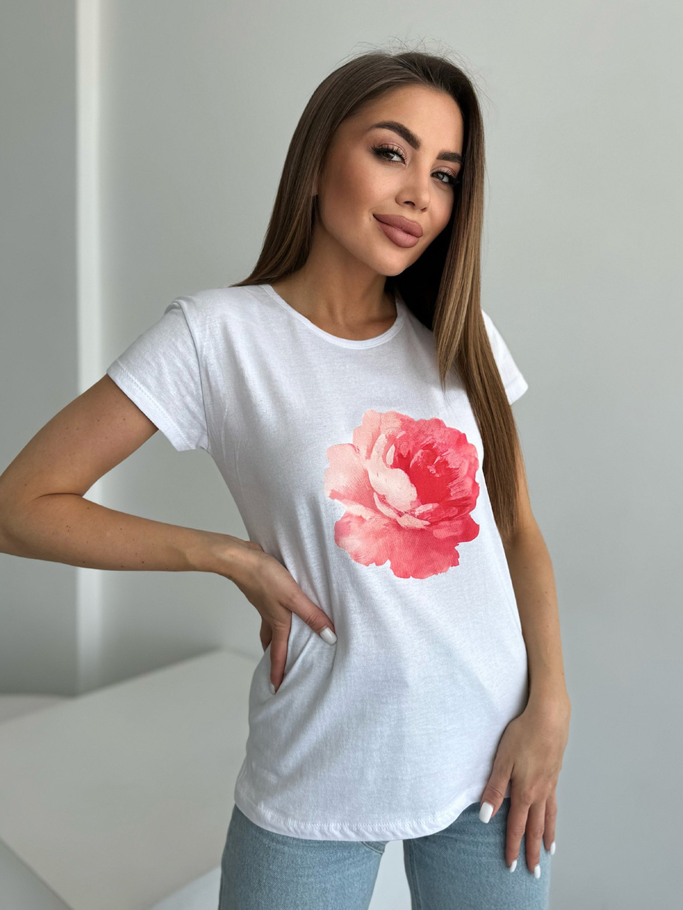 Футболка ISSA Plus модель WN20-629_белый Фото