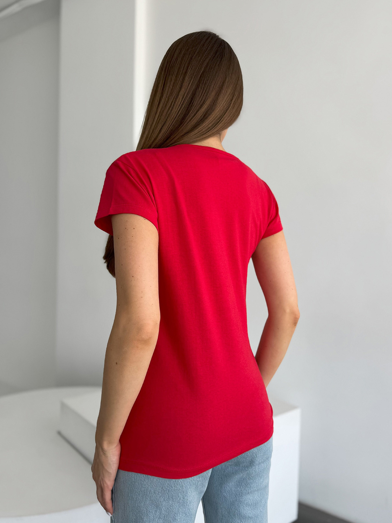 Футболка ISSA Plus модель WN20-629_красный Фото