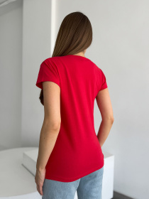 Футболка ISSA Plus модель WN20-629_красный Фото