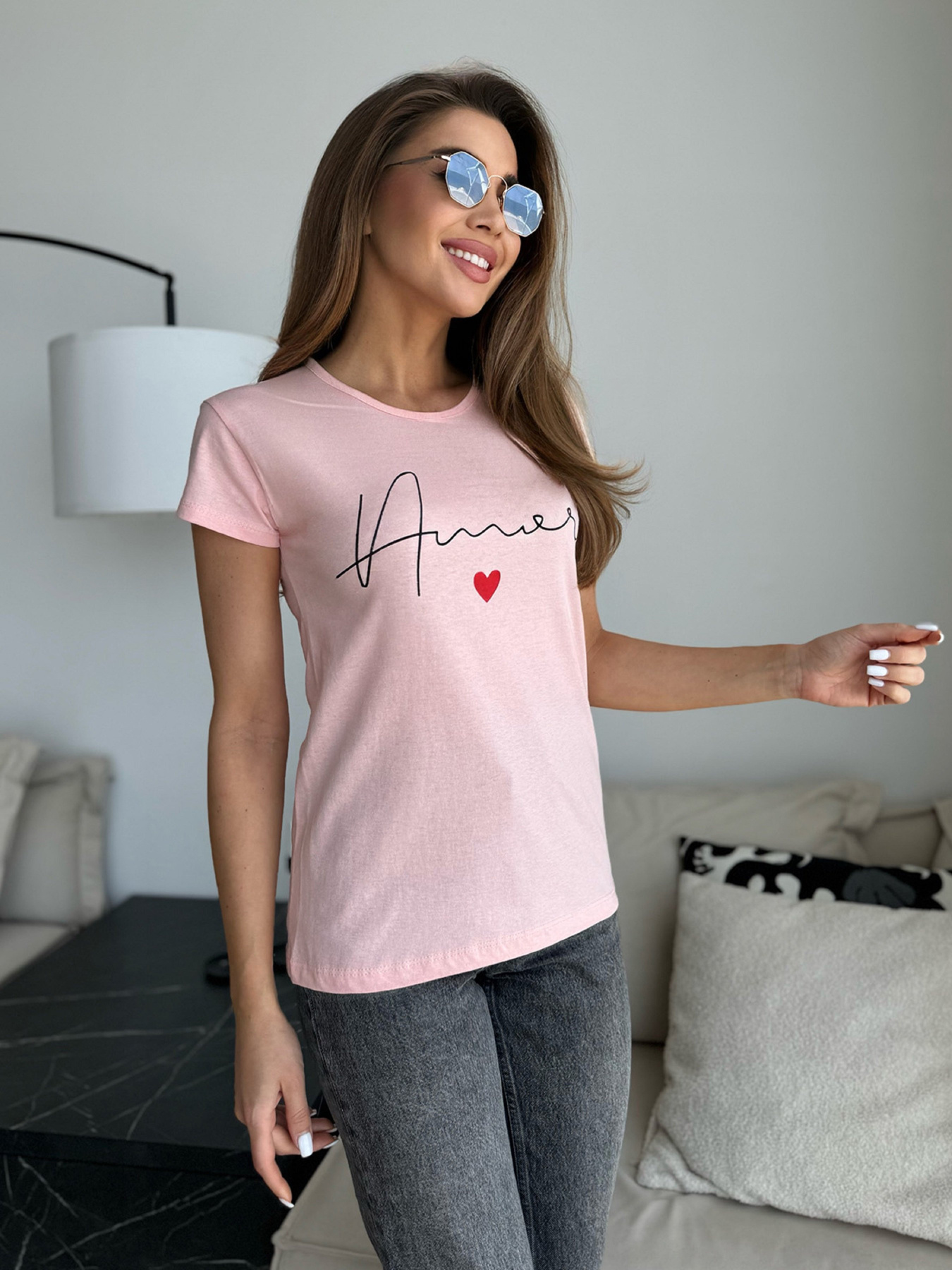 Футболка ISSA Plus модель WN20-630_розовый Фото