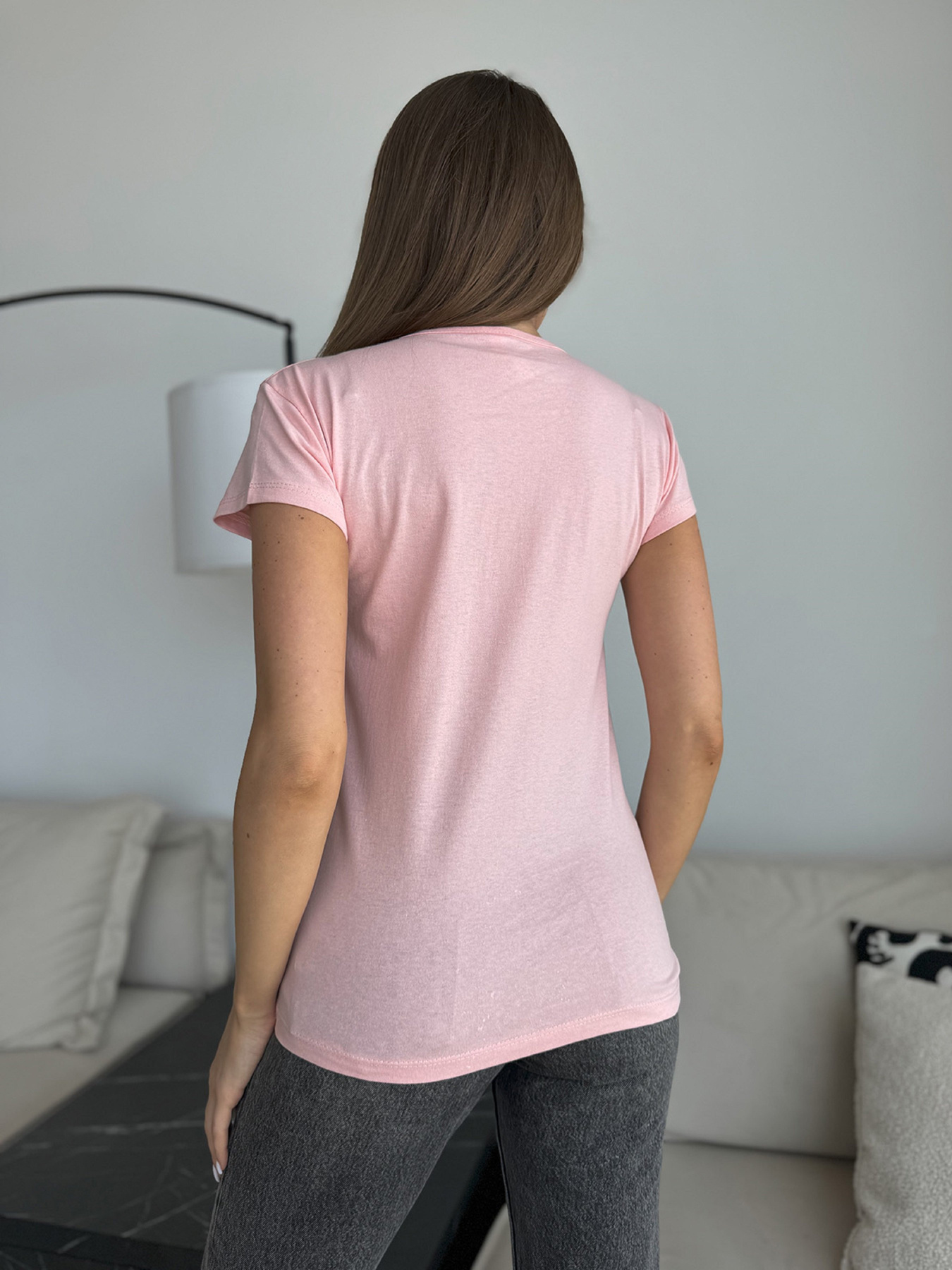Футболка ISSA Plus модель WN20-630_розовый Фото