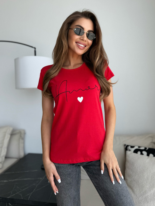 Футболка ISSA Plus модель WN20-630_красный Фото