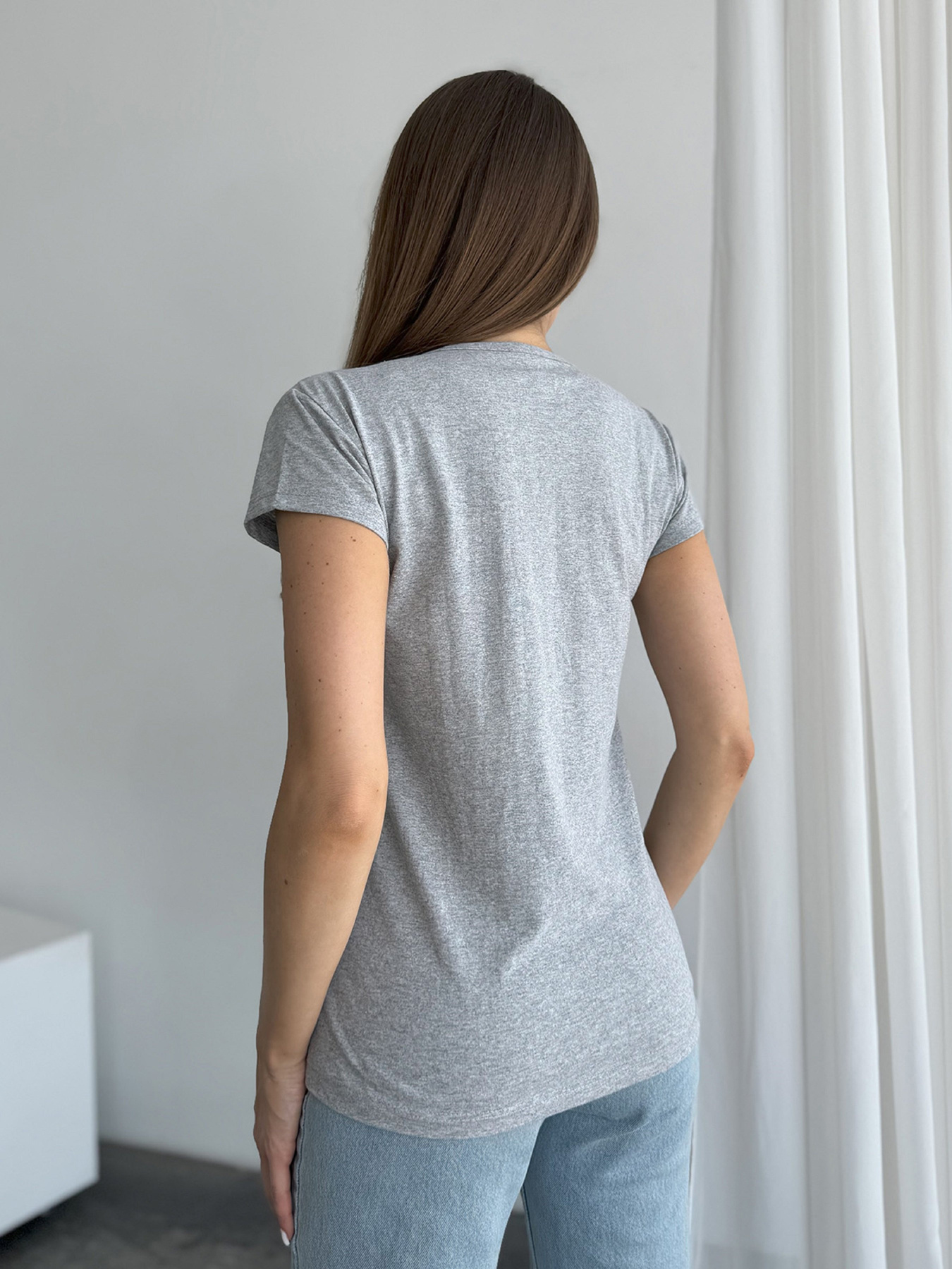 Футболка ISSA Plus модель WN20-630_серый Фото