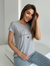 Футболка ISSA Plus модель WN20-630_серый Фото