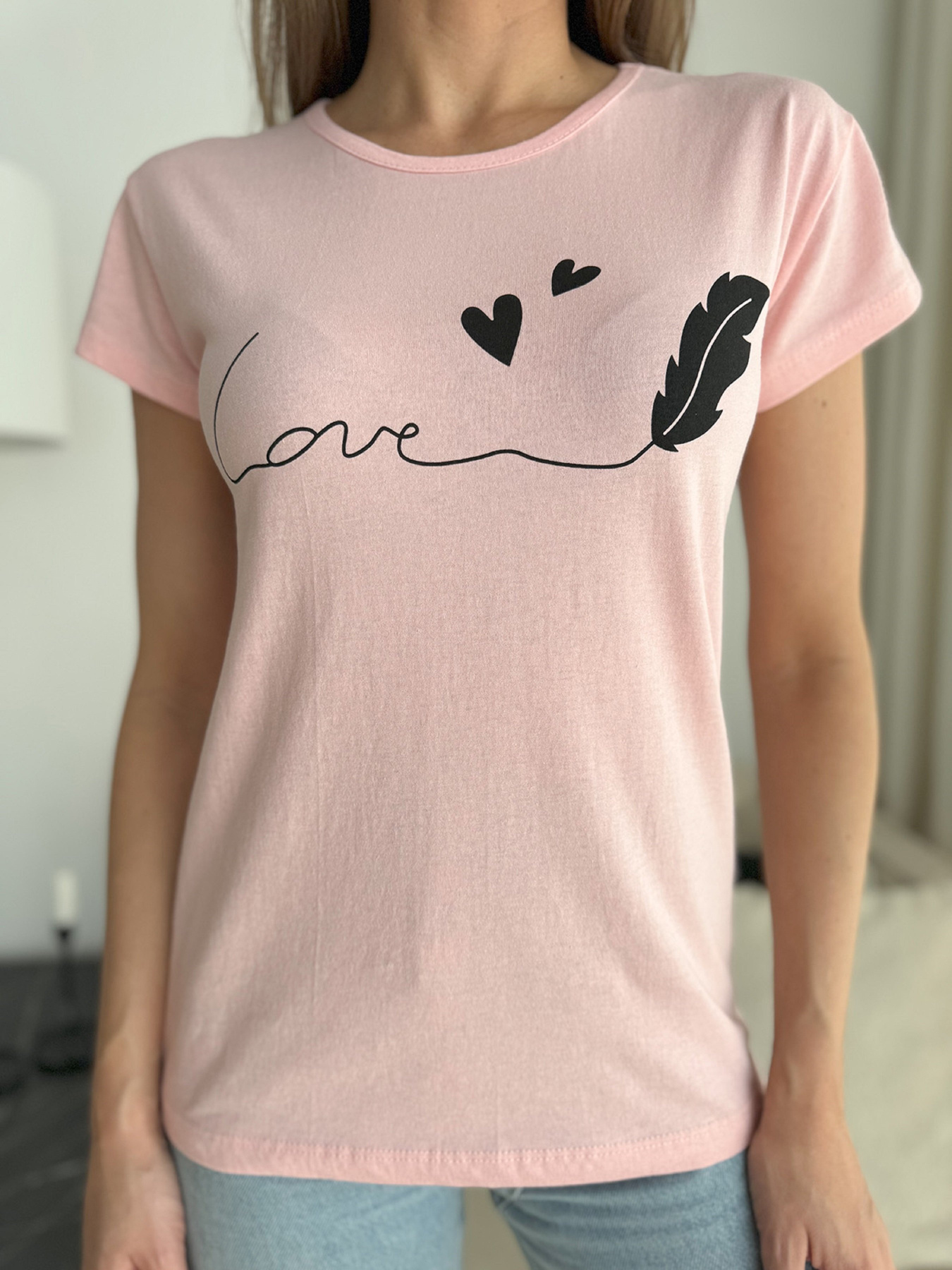 Футболка ISSA Plus модель WN20-636_розовый Фото