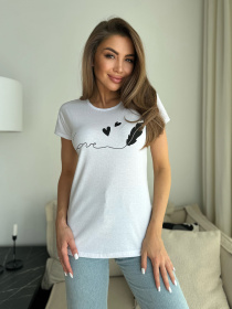 Футболка ISSA Plus модель WN20-636_белый Фото