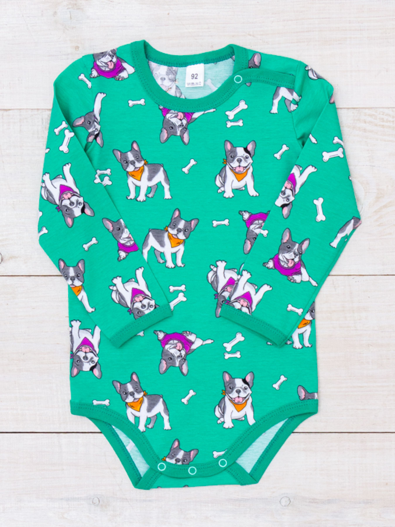 Боди для младенцев Носи своє модель 5010-043-4-pesiki-mentol Фото