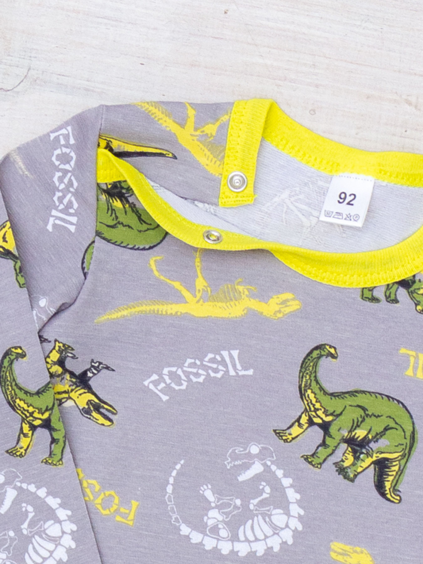 Боди для младенцев Носи своє модель 5010-043-4-dinozavr-na-sromu Фото