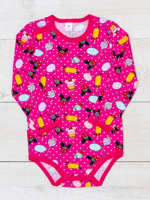 Боді для немовлят Носи своє модель 5010-043-5-solodosht-temno-rozhevij Фото