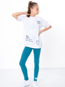 Леггинсы Носи своє модель 6000-036-33-1-lazurno-srij-style Фото