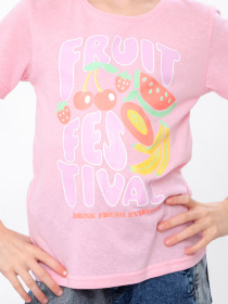 Футболка Носи своє модель 6021-001-33-5-frukti-svtlo-rozhevij Фото