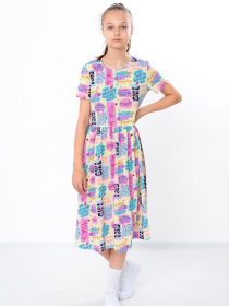 Сукня міді Носи своє модель 6257-002-girl-svtlo-zhovtij Фото