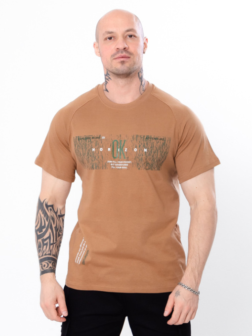 Футболка Носи своє модель 8010-001-33-2-temna-karamelx-ok Фото