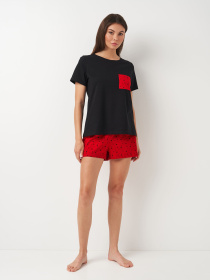 Піжама Роза модель 240224_black Фото