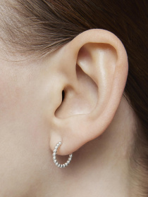 Серьги-кольца TOUS модель 1004150700 Фото