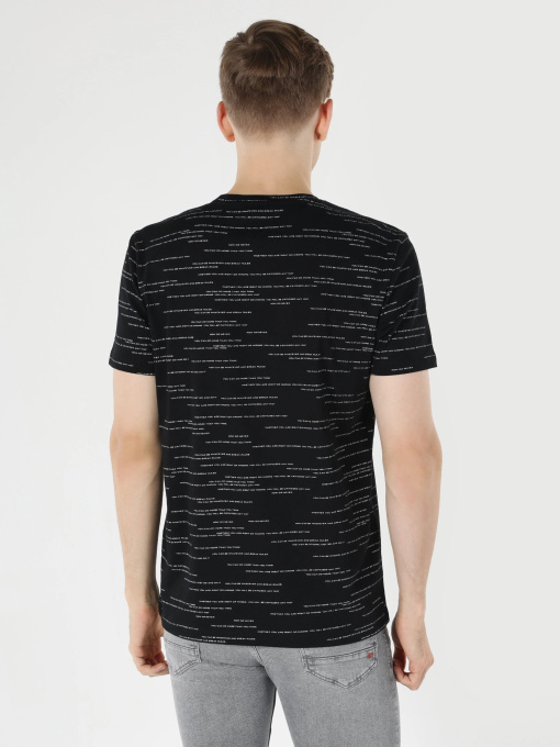 Футболкалар мен поло жейделер Colin’s үлгі CL1061861_BLK Фото