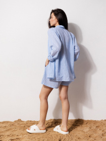 Повседневный костюм OVA OVA модель 187Pj-36ShS-blu Повседневный костюм OVA OVA модель 187Pj-36ShS-blu Фото