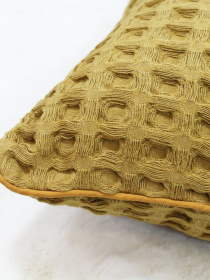 Декоративна подушка гірчиця МАЕСТРО модель 105466 Фото