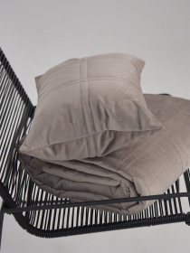 Декоративна подушка тауп МАЕСТРО Модель 105798 Фото