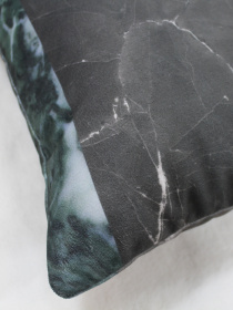 Декоративна подушка сірий/бірюзовий МАЕСТРО Модель 84717 Фото