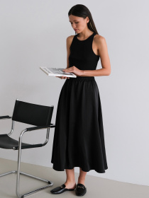 Юбка миди MON VOL модель mv3951 Фото