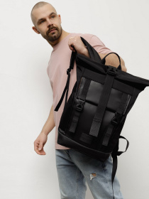 Повсякденний рюкзак HARVEST AVIAROLLTOP ЧОРНИЙ модель 040003000300510000 Фото