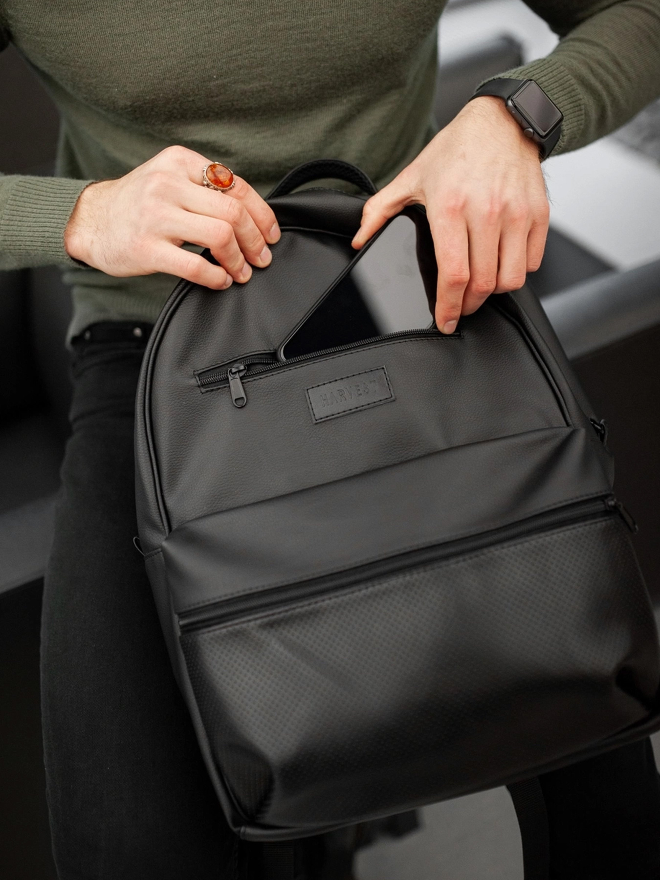 Повседневный рюкзак HARVEST Tipoleather модель 040061001300510000 Фото