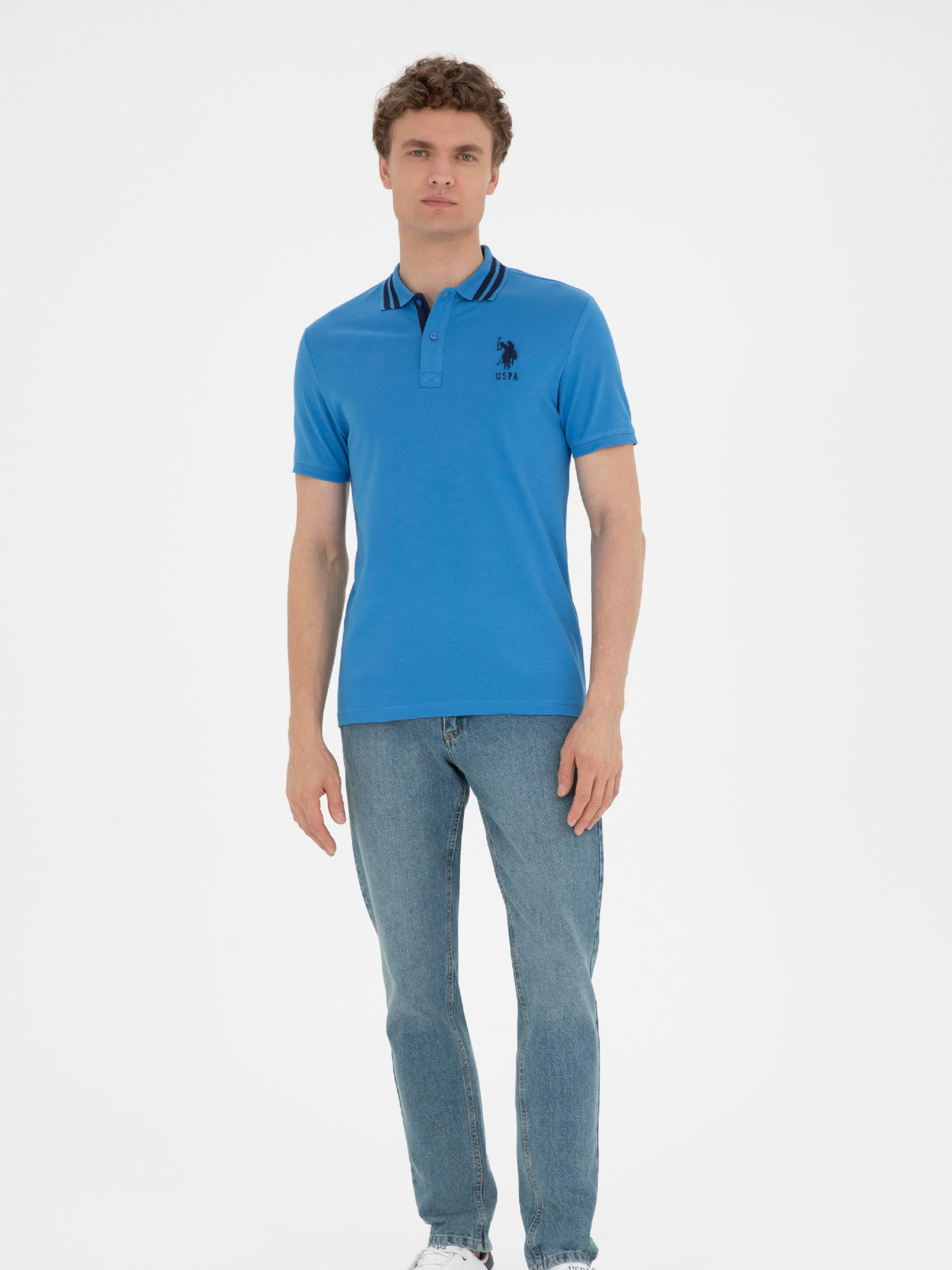 Поло US Polo модель USPAINT.1571222.VR045 Фото