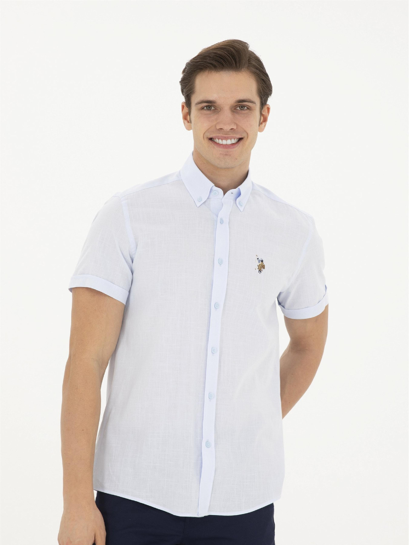 Рубашка US Polo модель G081GL004.000.1829502.VR003 Фото