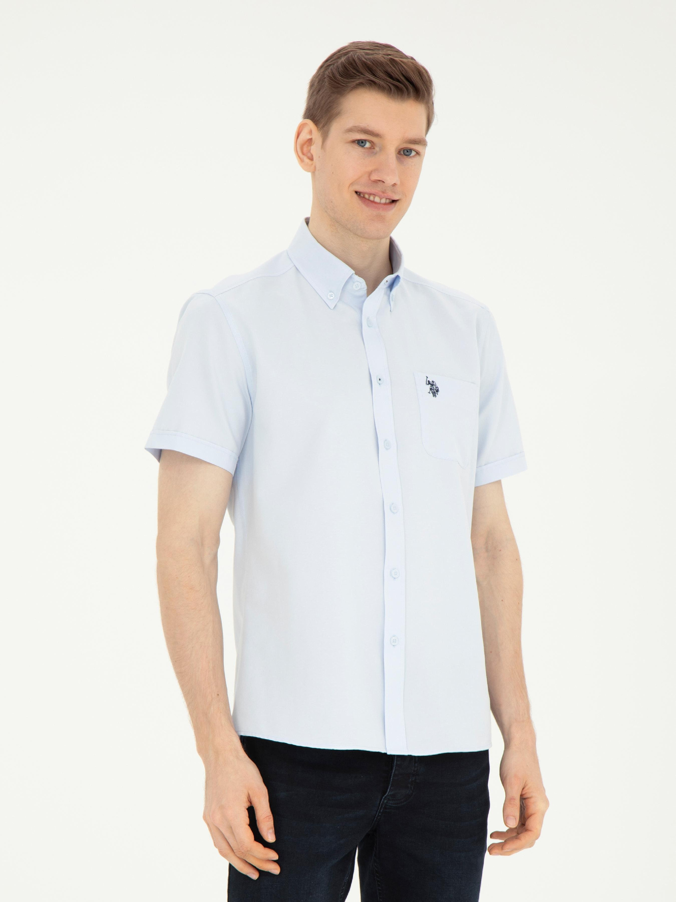 Рубашка US Polo модель G081GL004.000.1829651.VR003 Фото