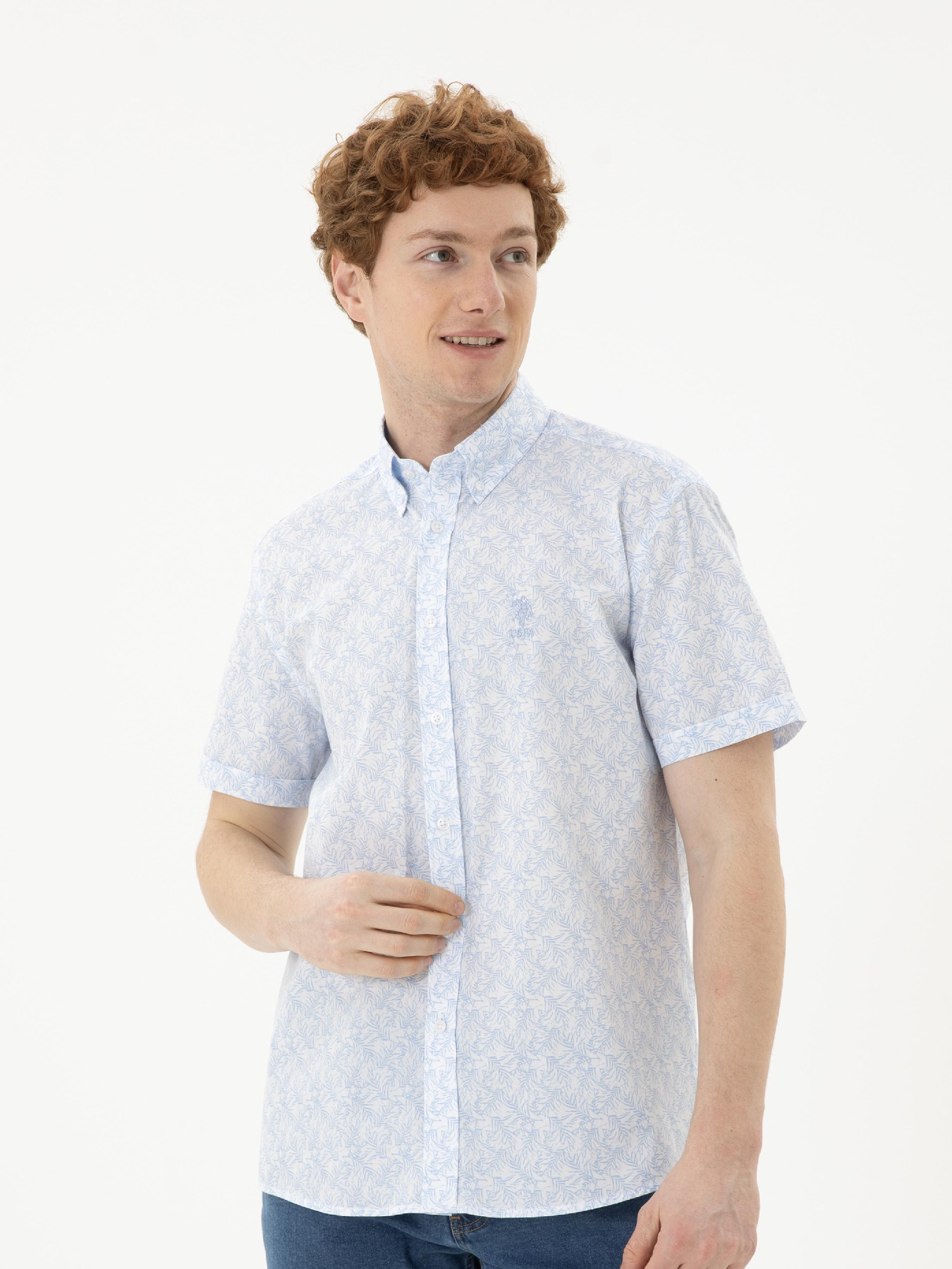 Рубашка US Polo модель G081GL004.000.1831575.VR003 Фото