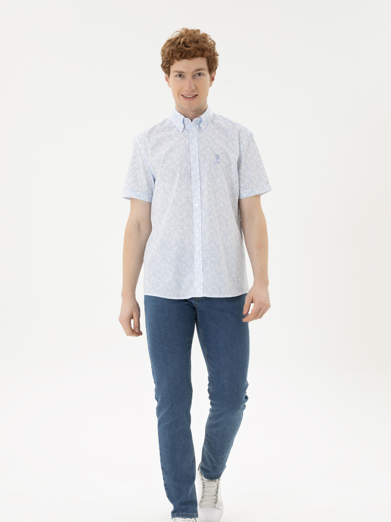 Рубашка US Polo модель G081GL004.000.1831575.VR003 Фото