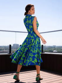 Платье миди ISSA Plus модель 14719_салатовый Фото