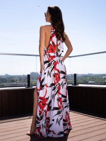 Сарафан ISSA Plus модель 14722_мультиколор Фото