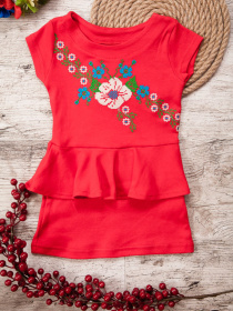 Вышитое платье Носи своє модель 9573-015-22-chervonij Фото