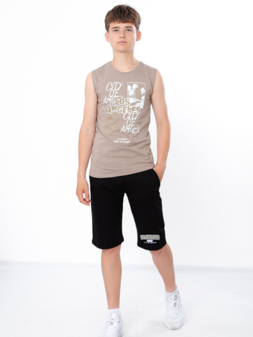 Костюм Носи своє модель 6185-057-33-1-svtlij-mokko-chornij Фото