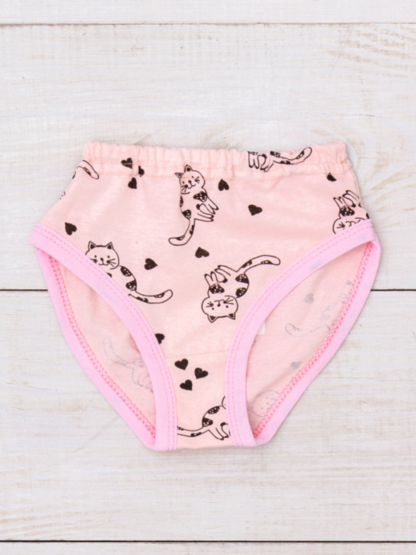 Труси Носи своє модель 272-002v-chorn-kotiki-persik Фото