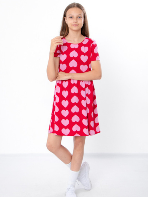 Сукня міді Носи своє модель 6258-043-serdechka-na-chervonomu Фото