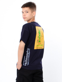 Футболка Носи своє модель 6414-057-33-1-chornilxno-sinj Фото