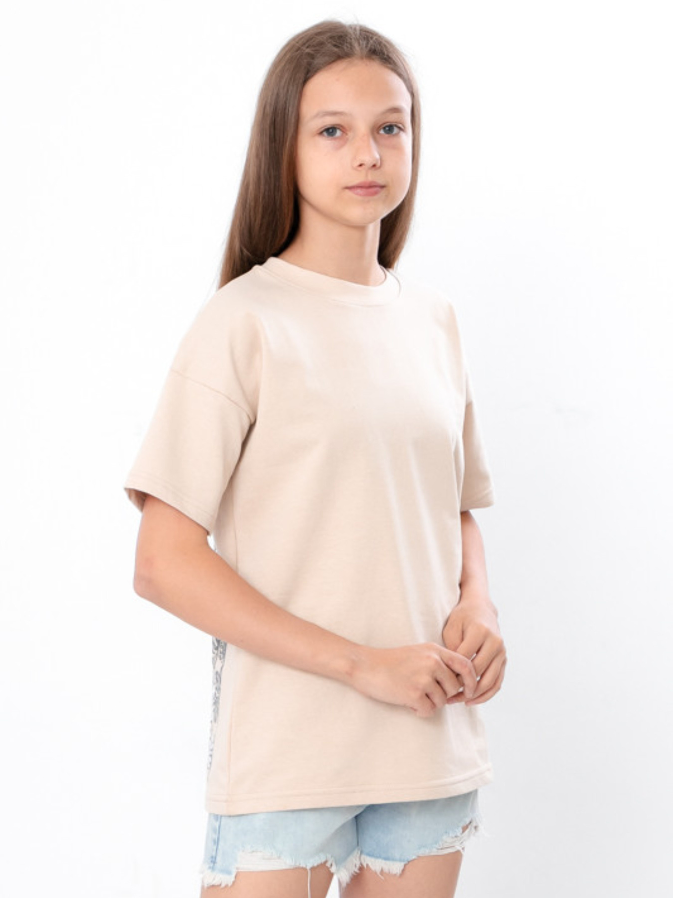 Футболка Носи своє модель 6414-057-33-2-kremovij Фото