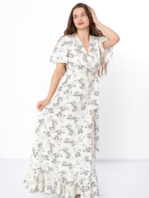 Платье макси Носи своє модель 8405-077-kvtochki-na-molochnomu Фото
