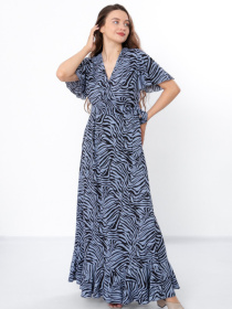 Сукня максі Носи своє модель 8405-077-zebra-sro-blakitnij Фото