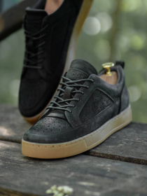 Кеды низкие Legessy модель LEEDS_NUBUCK_PERF Фото