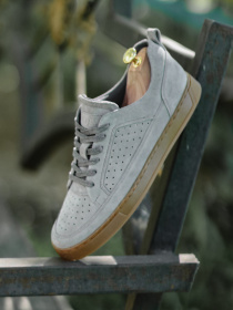 Кеды низкие Legessy модель LEEDS_GREY_PERF Фото