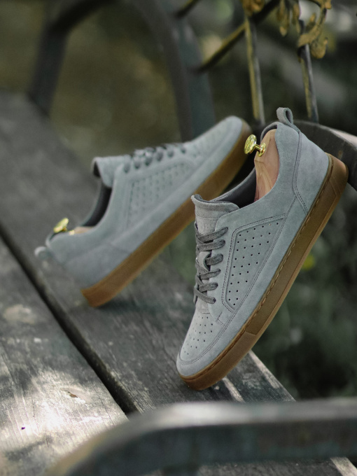 Кеди низькі Legessy модель LEEDS_GREY_PERF Фото