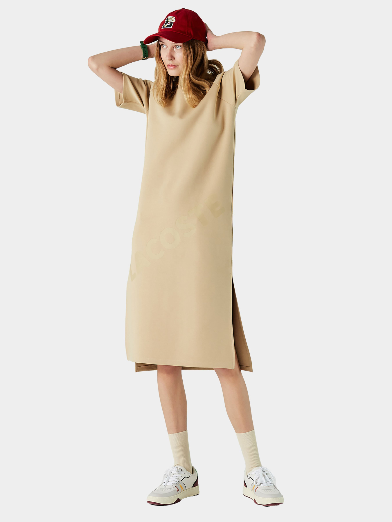 Платье-футболка Lacoste модель EF020606K Фото