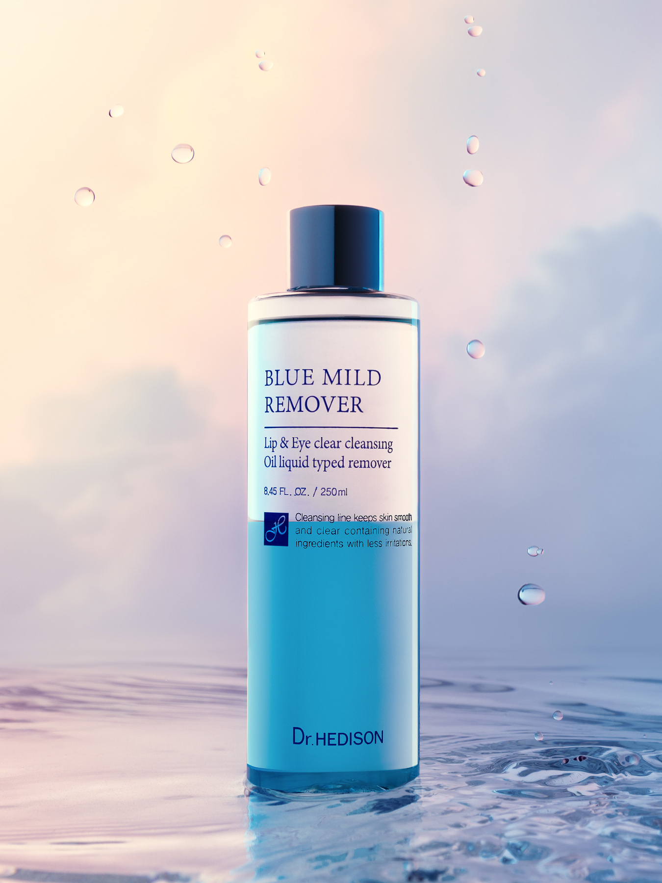 Двухэтапная система для качественного очищения кожи от стойкой косметики Dr.HEDISON модель 12150812 Фото