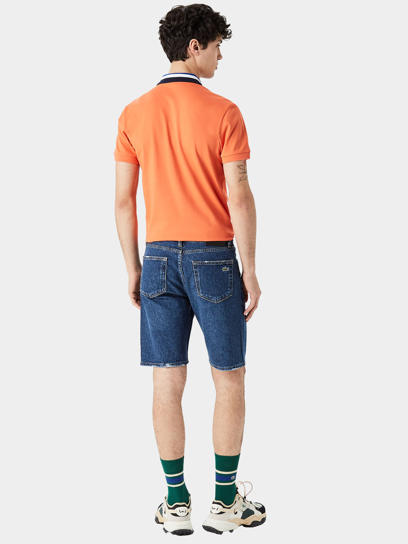 Шорты джинсовые Lacoste Slim модель FH7541MK9 Фото