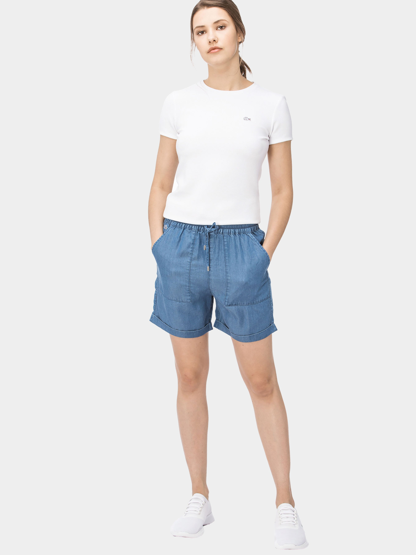 Шорти джинсові Lacoste Модель GF090505M Фото